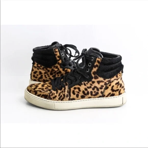 Yves Saint Laurent | Shoes | Ysl Saint Laurent Black Leopard Calf